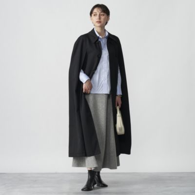 INSCRIRE(アンスクリア)のWool Gabardine Cape Coat通販 | 集英社HAPPY ...