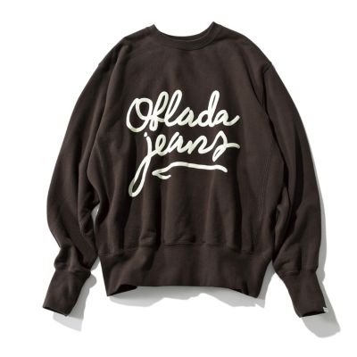 Oblada/Logo Sweat Shirt/スウェット/OS/コットン/グレー/プリントAW