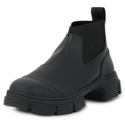 GANNI / Recycled Rubber Crop City Boot