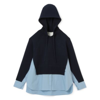 3.1 Phillip Lim VISCOSE FULL MILANO POPLIN OVRSZD HOODIE