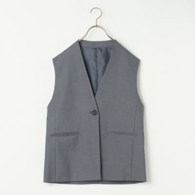 12closet(トゥエルブクローゼット)の【12classe】ノーカラージレ通販