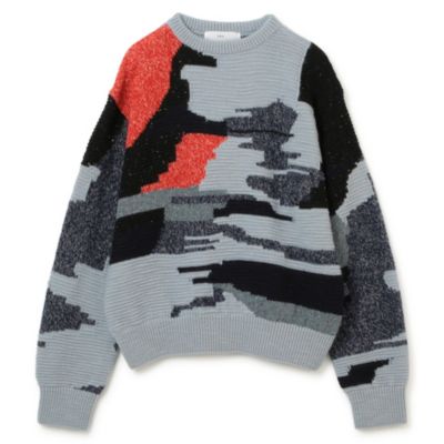 TOGA PULLA Painting knit pullover