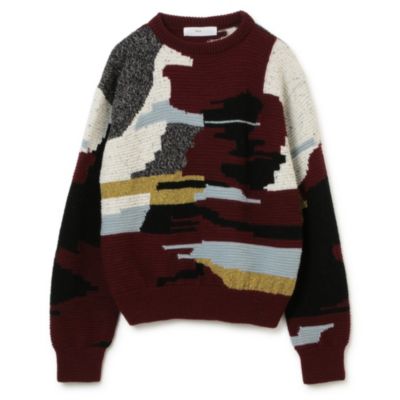 TOGA PULLA Painting knit pullover