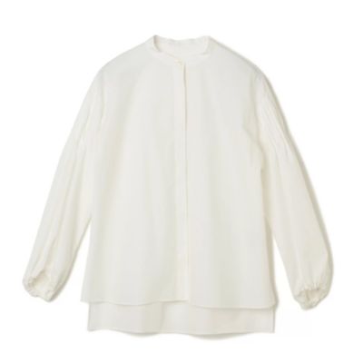 華やか、かつラクちんな”ほめられ”ブラウス　袖ピンタックボリュームブラウス