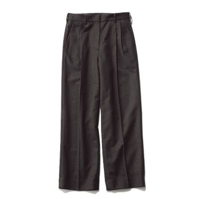 集英社HAPPY PLUS STORE12closet（トゥエルブクローゼット）/【洗える】ウール混センタープレススラックス