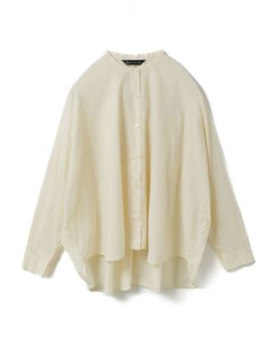 mizuiro ind(ミズイロインド)のバックギャザーワイドシャツ通販