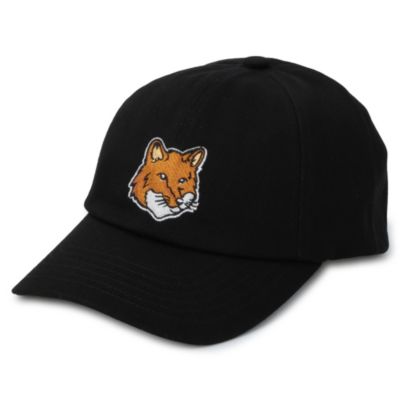 MAISON KITSUNE(メゾン・キツネ)のLARGE FOX HEAD EMBROIDERY 6P CAP