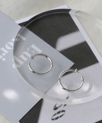 集英社HAPPY PLUS STOREcollecala（コレカラ）/［stainless］ステンレス・パイプフープイヤリング〈金属アレルギー対応〉