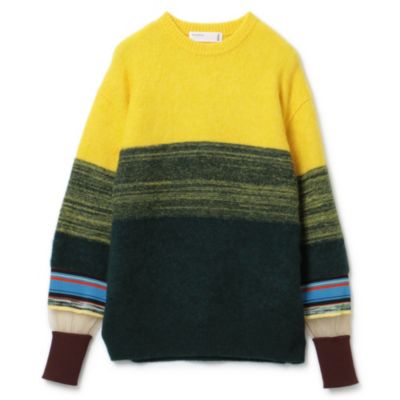 TOGA Border knit pullover