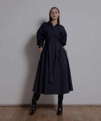 MIELI INVARIANT(ミエリ インヴァリアント)のDenim Tuck Dress通販