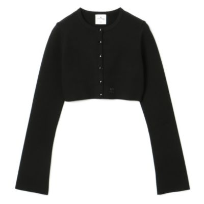 COURREGES(クレージュ)のMILANO KNIT CROPPED CARDIGAN通販 | 集英社 ...