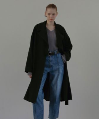 ＜集英社＞ MIELI INVARIANT(ミエリ インヴァリアント)/Melton Wool Gown Coat画像