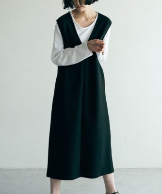 marjour／マージュール  リネン ドレス トレンチ コート 羽織 Lサイズ
