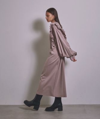 ＜集英社＞ MIELI INVARIANT(ミエリ インヴァリアント)/Frill Cocoon Dress画像