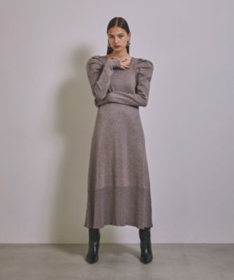 MIELI INVARIANT(ミエリ インヴァリアント)のGlitter Tuck Knit Dress