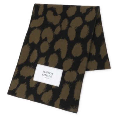 MAISON KITSUNE(メゾン・キツネ)のLEOPARD SCARF通販 eclat