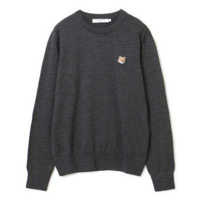 MAISON KITSUNE(メゾン・キツネ)のFOX HEAD PATCH REGULAR R－NECK