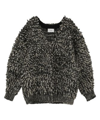 CLANE(クラネ)のMIX LOOP MOHAIR KNIT CARDIGAN通販 | LEEマルシェ