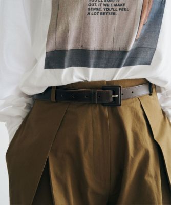 集英社HAPPY PLUS STOREmarjour（マージュール）/REAL LEATHER BELT