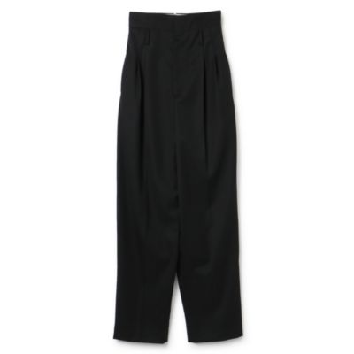 CINOH SUMMER WOOL HIGH WAIST PANTS