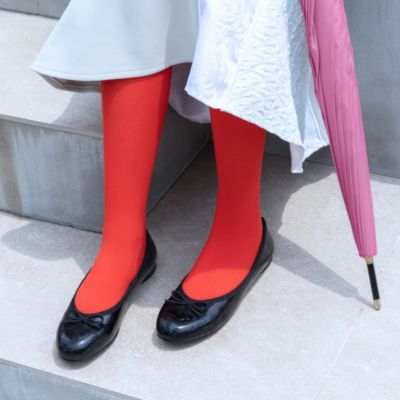 晴雨兼用ラウンドトゥバレリーナシューズ