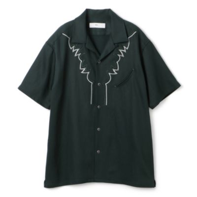 ＜集英社＞ TOGA VIRILIS(トーガ ビリリース)/Embroidery western S／S shirt