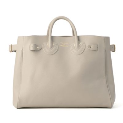 集英社HAPPY PLUS STOREYOUNG & OLSEN The DRYGOODS STORE（ヤングアンドオルセン）/EMBOSSED LEATHER BELTED TOTE