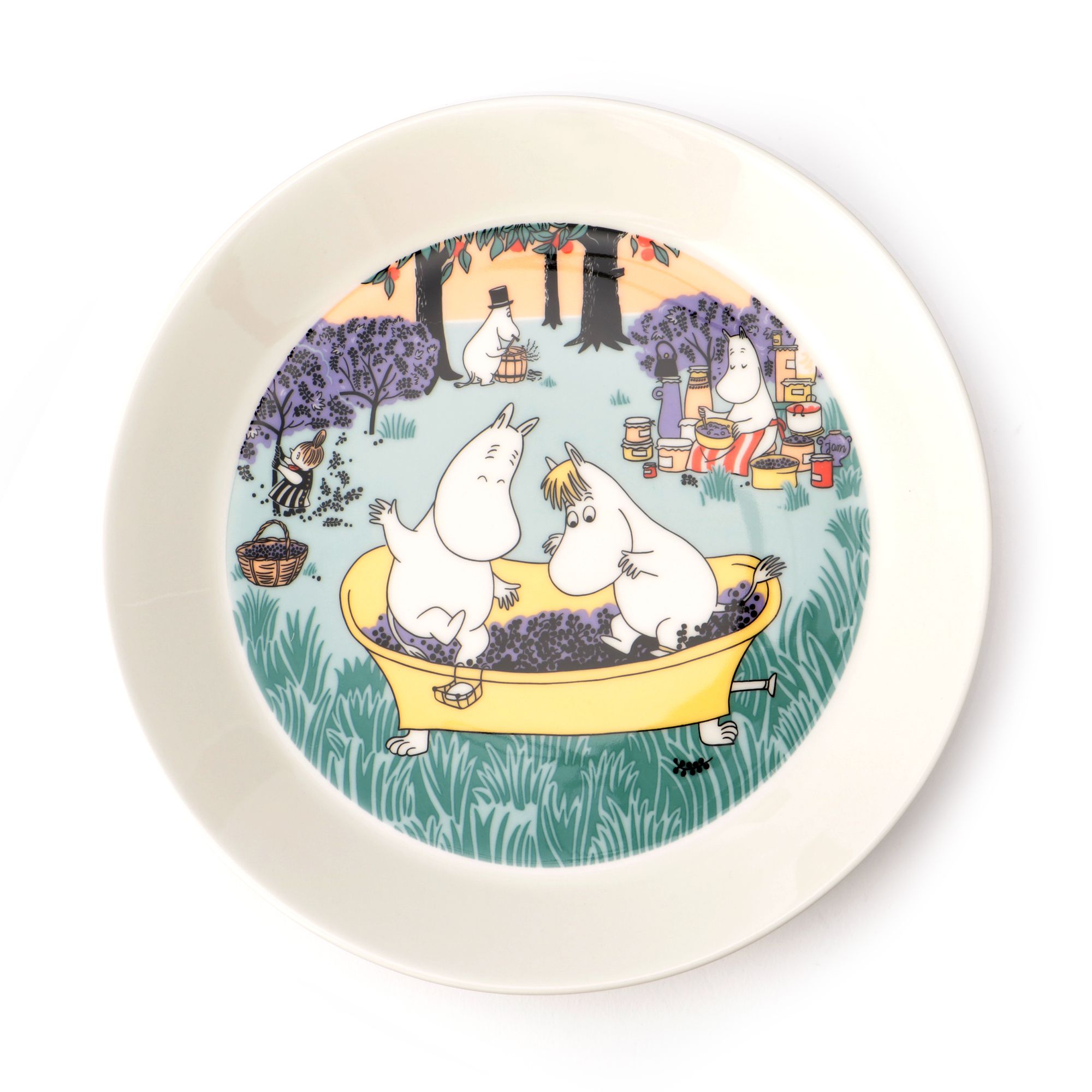 MOOMIN by ARABIA(ムーミン バイ アラビア)/MOOMIN プレート 19cm/ Berry Season
