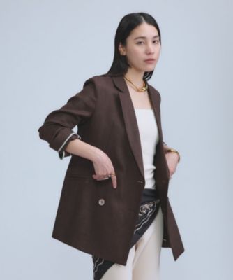 Chaos(カオス)のリネンヘリンボンジャケット通販 Marisol（マリソル）