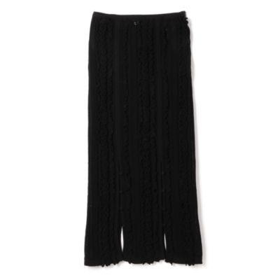 OPEN SESAME CLUB frill long skirt