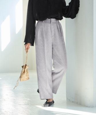 STYLE DELI(スタイルデリ)の【LUXE】ライトツイードワイドパンツ通販 