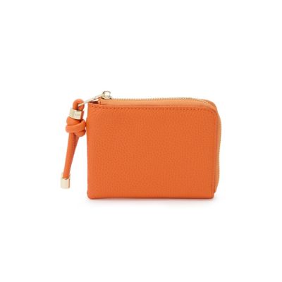 小物 mm Lzip S (クロコ型押し牛革）ミニ財布 made in japan 革小物・バッグ