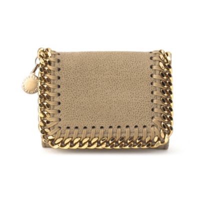 STELLA McCARTNEY(ステラマッカートニー)/Trifold Wallet Eco Shaggy Deer W／Gold Color Chain