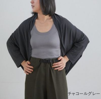 ドレスハーセルフ　カットソー/シルクソフトリネンボレロカーディガン DRESS HERSELF(ドレスハーセルフ)のカットソー／シルクソフト