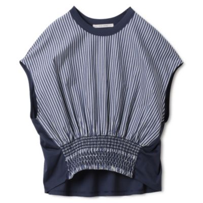 PLAIN PEOPLEブラウス 極美品 プレインピープル 刺繍付きシャーリング PLAIN PEOPLEブラウス 極美品 プレインピープル 刺繍付き