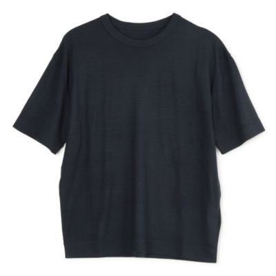 SLOANE ウール半袖Tシャツ　HPS別注スミクロ 本日限定値引))) SLOANE ウール半袖Tシャツ HPS別注スミクロ