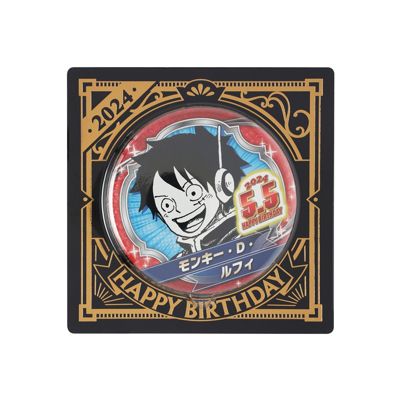ONE PIECE 『ONE PIECE』バースデイ缶バッジ モンキー･D･ルフィ BD2