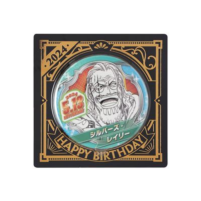 ONE PIECE 『ONE PIECE』バースデイ缶バッジ　シルバーズ・レイリー　BD2