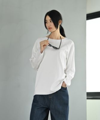 集英社HAPPY PLUS STORESTYLE DELI（スタイルデリ）/【BLK001】配色ステッチロングＴシャツ