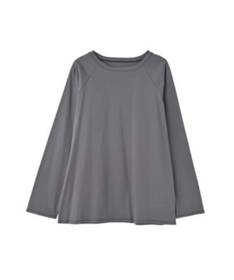 集英社HAPPY PLUS STORESTYLE DELI（スタイルデリ）/【BLK001】配色ステッチロングＴシャツ
