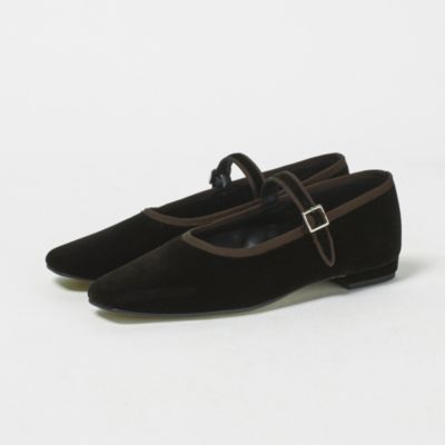 【★★★】新品未使用OBLADA MARY JANE VELOR Oblada(オブラダ)のOBLADA MARY JANE(VELOR)(ベロアメリー