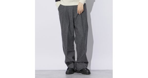 Shinzone(シンゾーン)のWOOL FLANNEL TOM BOY PANTS通販 | 集英社HAPPY 