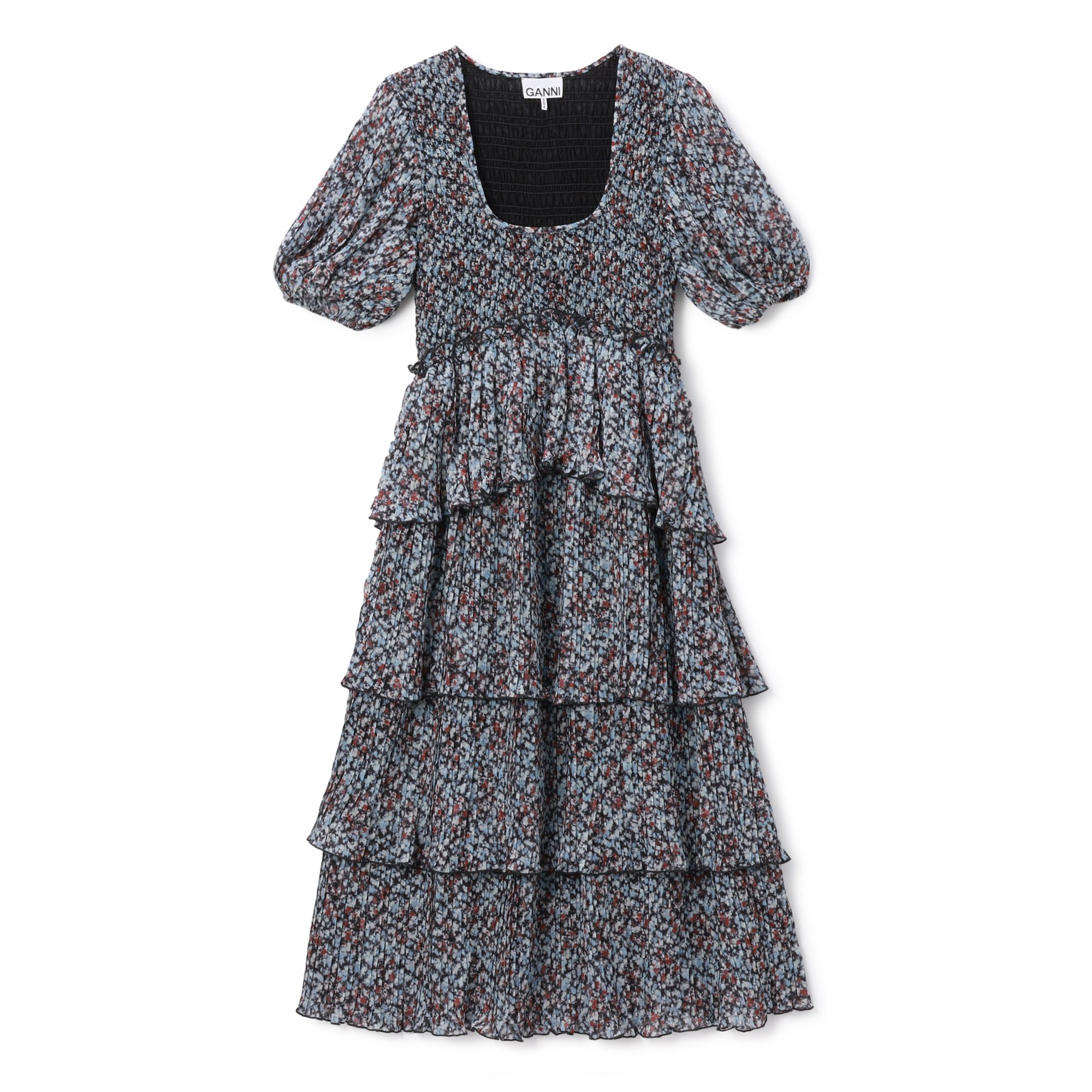 ѼHAPPY PLUS STORE㤨GANNI(ˡ/Pleated Georgette Layer Smock Midi DressפβǤʤ31,460ߤˤʤޤ