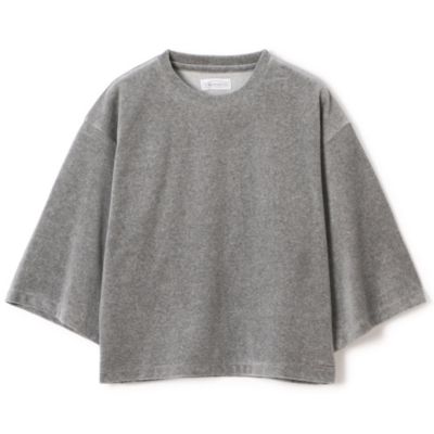 THE NEWHOUSE 【HPS別注】ベロア5分袖Tシャツ