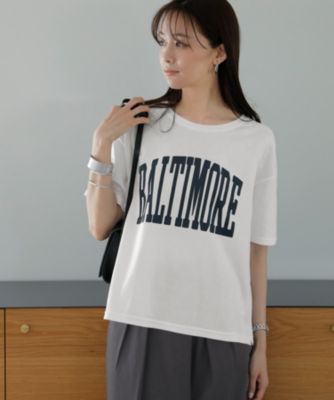 集英社HAPPY PLUS STORESTYLE DELI（スタイルデリ）/【Made in JAPAN】ロゴプリントTシャツ／BALTIMORE