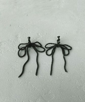 集英社HAPPY PLUS STOREmarjour（マージュール）/DOUBLE RIBBON EARRING