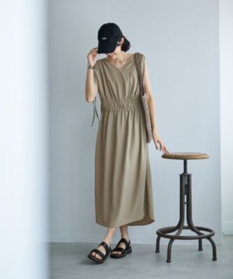 STYLE DELI(スタイルデリ)の楊柳ドロストギャザーワンピース通販