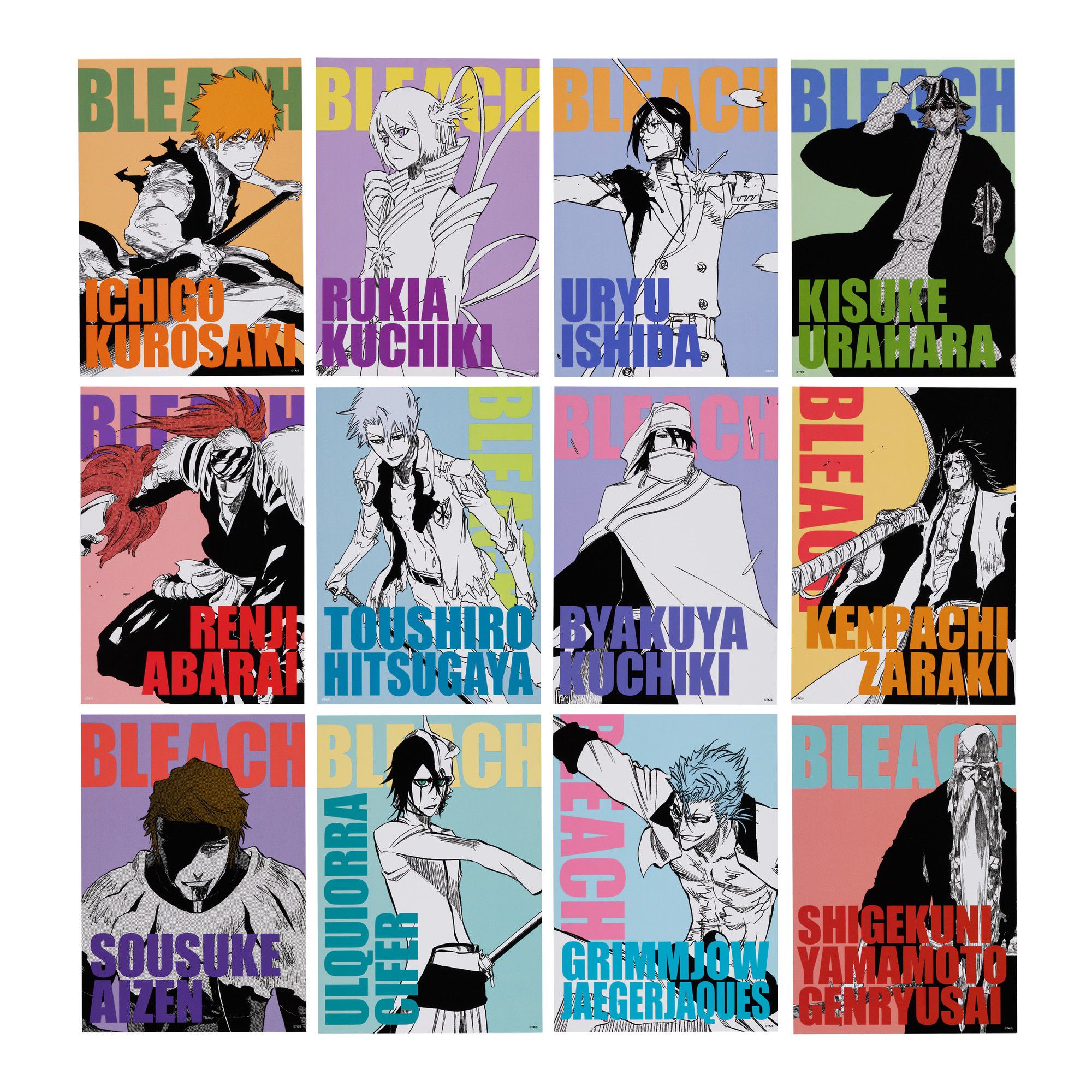 BLEACH(ブリーチ)/【JCS限定】『BLEACH』アートカードコレクション 第1弾 全種セット （全12種入り） BD3