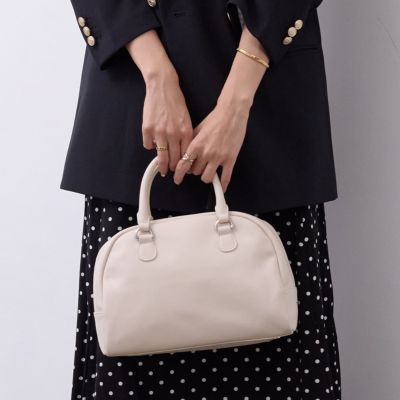集英社HAPPY PLUS STORETOPKAPI（トプカピ）/スムースレザー ロゴ ボストン バッグ