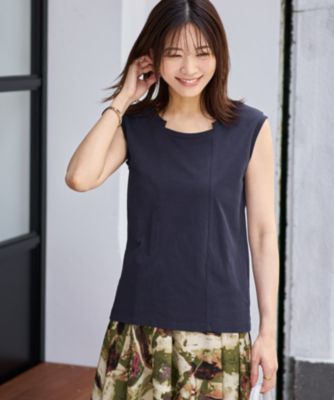 集英社HAPPY PLUS STORESTYLE DELI（スタイルデリ）/首元デザインノースリカットトップス